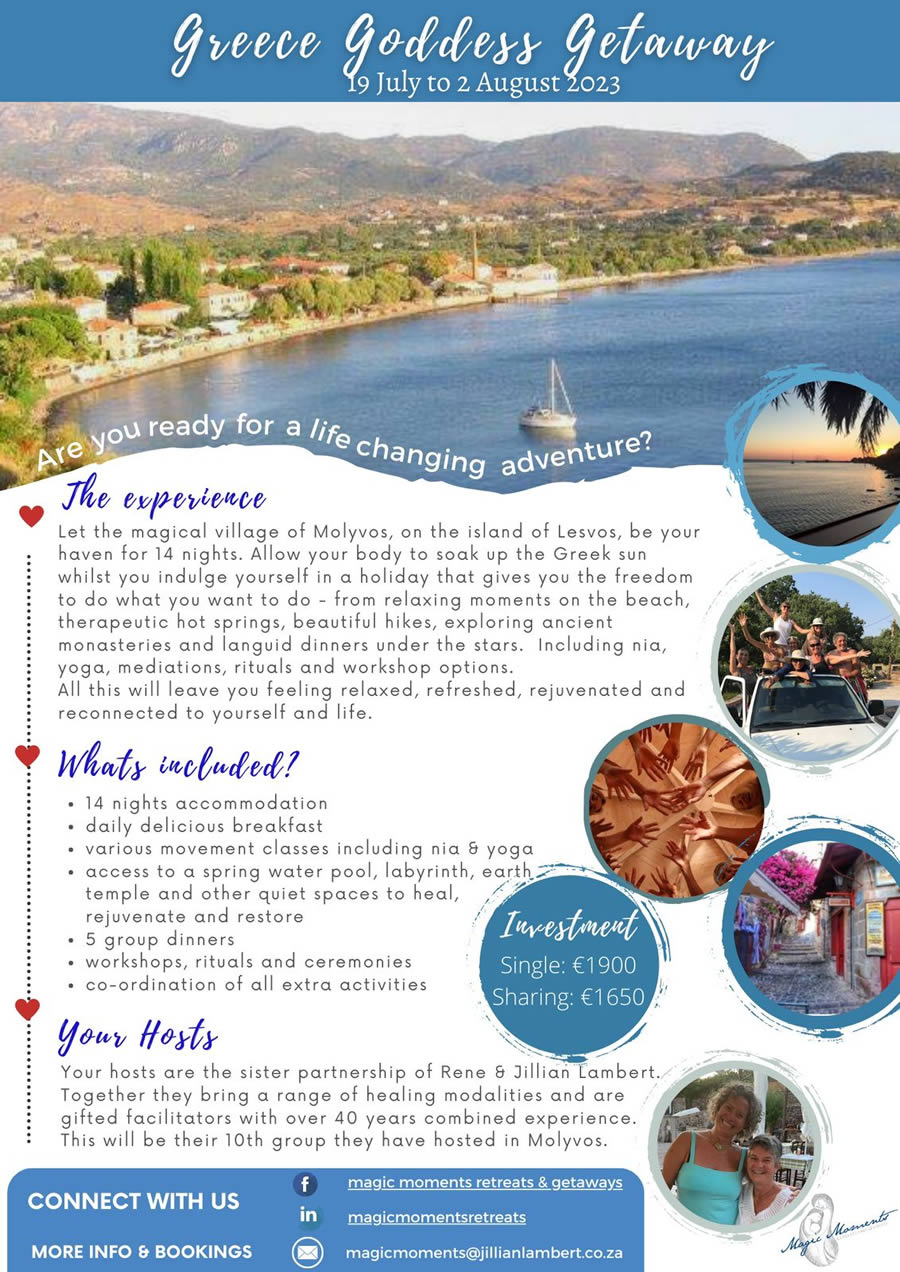 Greece Goddess Getaway 2023